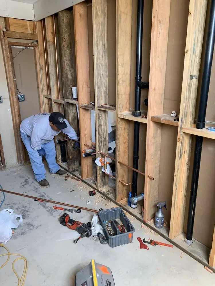 Commercial rough-in plumbing for Gas Line Repair in Mammoth Lakes